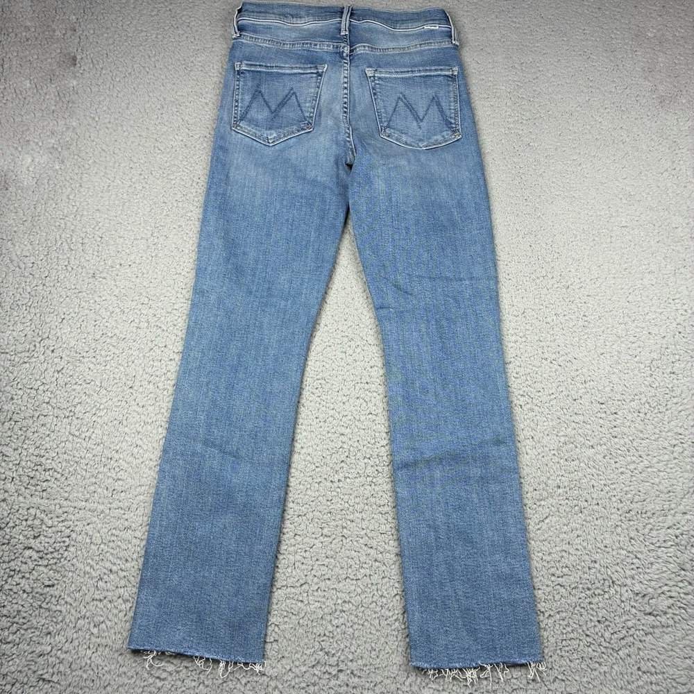MOTHER The Mid Rise Dazzler Ankle Fray Jeans Women's 26 Riding The Cliffside - Picture 7 of 15
